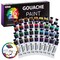 U.S. Art Supply Professional 36-Color Gouache Paint Set in Large 18ml Tubes & Color Mixing Wheel - Gouache Paint Tubes for Artists, Students, Beginners